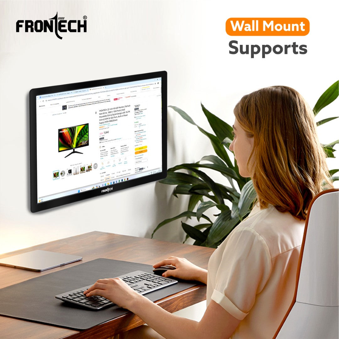 Frontech 17'' HD LED Monitor | 60Hz, 1028x1024 | Slim & Stylish (MON-0065) Frontech 17'' HD LED Monitor | 60Hz, 1028x1024 | Slim & Stylish (MON-0065)